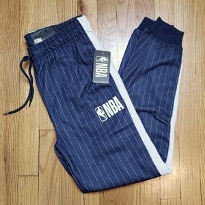 NBA Basketball Mens Pin Stripe Med Jogger Pants